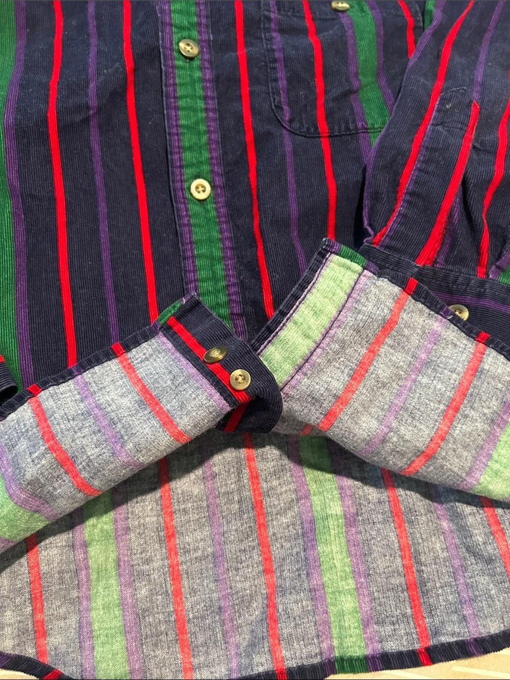 Vintage Kids Corduroy Button-down